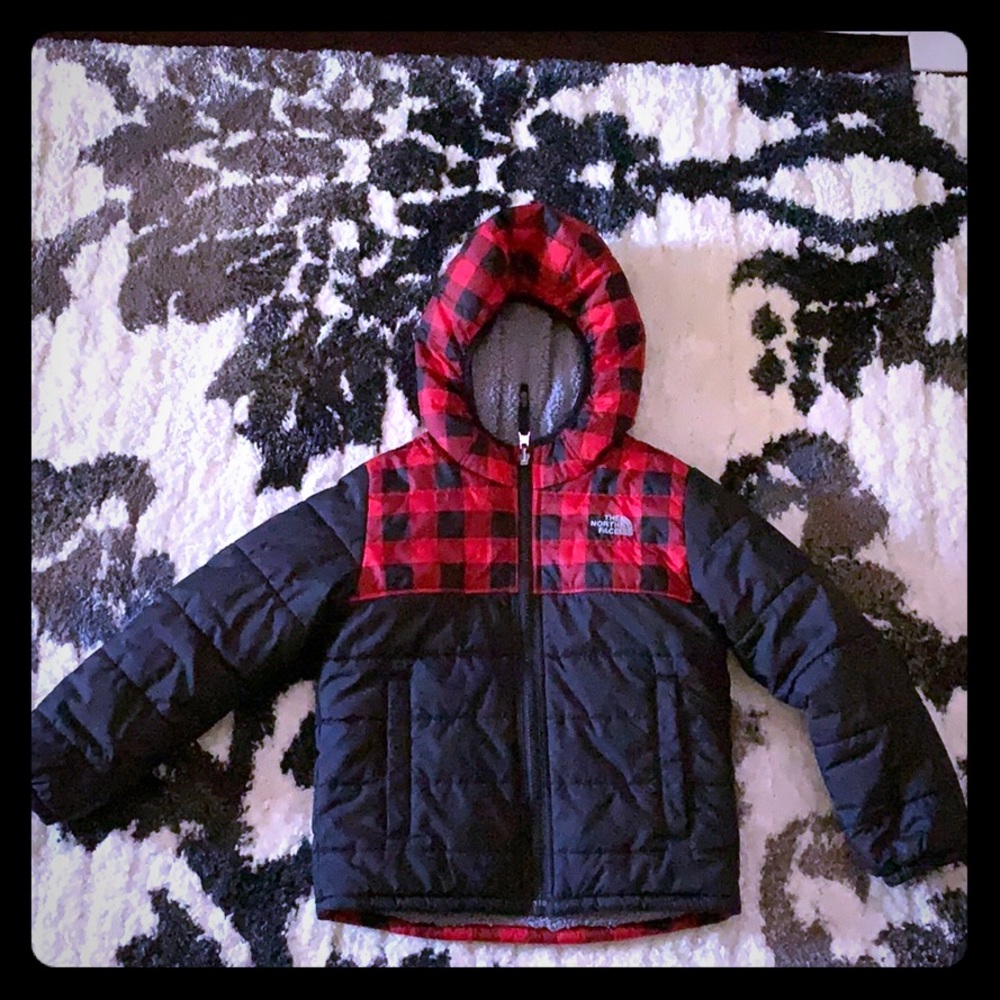 Reversible The North face Boys puffer jacket